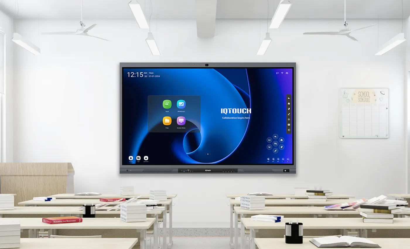 IQTouch QA1300Pro is an interactive flat panel that great for education sessions